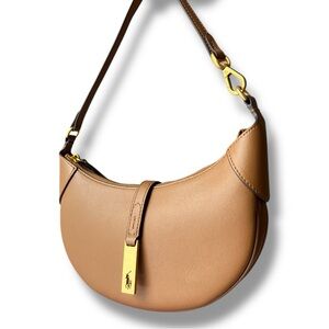 POLO RALPH LAUREN
Leather Polo ID Shoulder Bag